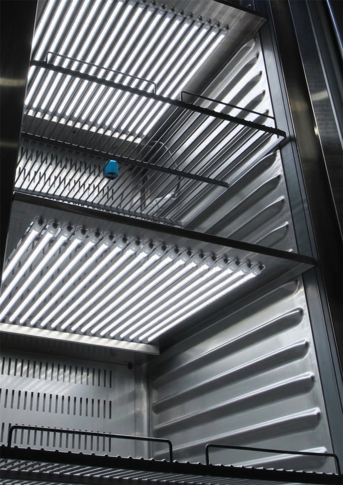 Interior iluminado con luz LED
