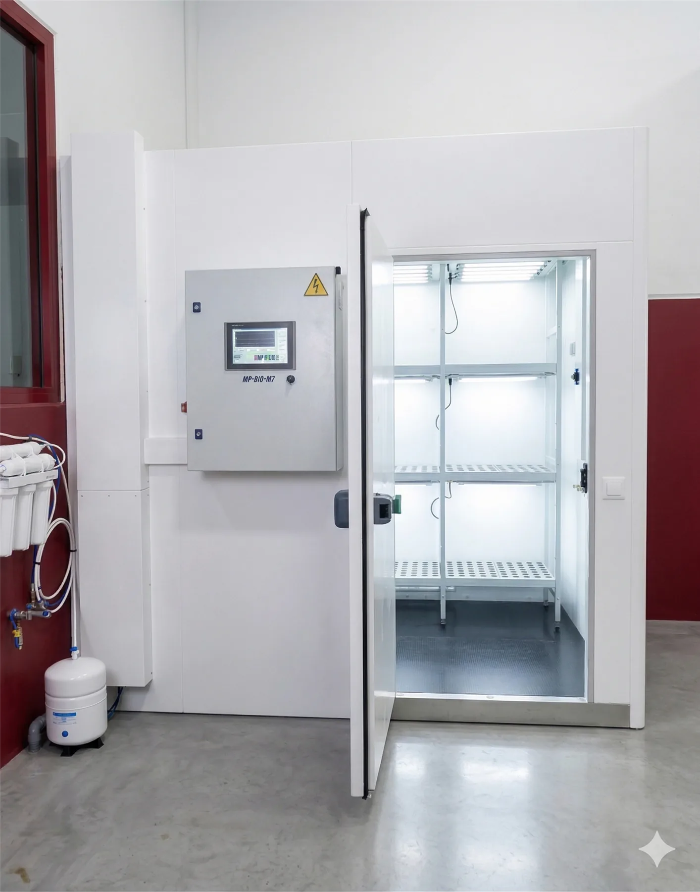 Walk-in desde el exterior