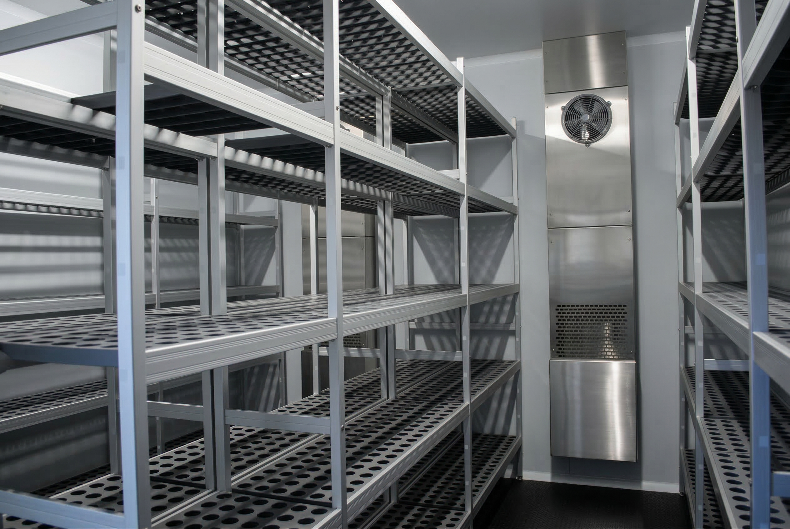 Interior del walk-in de estabilidad